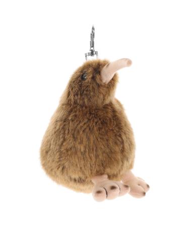 Vanzack plush doll plush toys dogman toys little dog toy bird doll plush toy for dogs stuffed animal toys pet bird plush kiwi stocking child desk 12.00x8.00cm brown