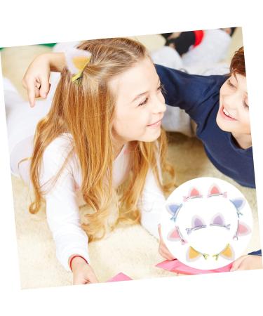 minkissy 15 Pairs Children's Hairpin Cat Ears Hairpin Animal Fox Headband Ear Hair Clips Ears Hair Clip Cat Ear Barrettes Clip on Cat Ears Fox Ear Hair Band Baby Bangs Fabric Cat Ear Clip - Buy Online on GoSupps.com