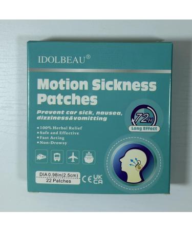 IDOLBEAU Motion Sickness Patches for Cruise - 22 Sea Sickness Patches for Behind The Ear - Buy Online on GoSupps.com