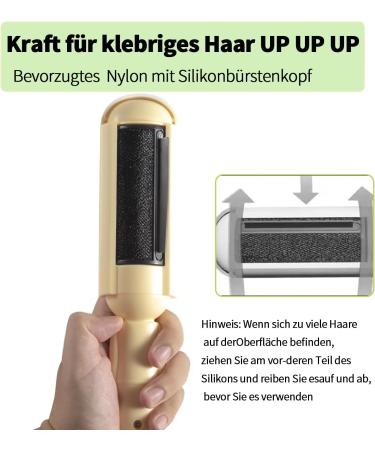 YQDMSD Reusable Lint Roller for Animal Hair - Best Pet Hair Remover for Sofa Bed Carpet & Scratching Post - Buy Online on GoSupps.com