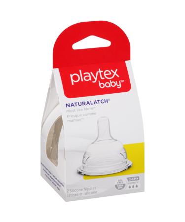 Playtex NaturaLatch Y-Cut Nipple 2-Count - Buy Online on GoSupps.com
