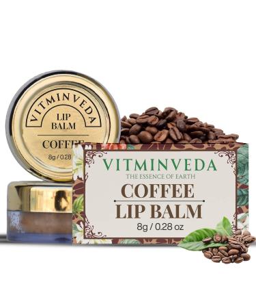 BEMT Coffee Lip Balm for Women & Men 8g | Shea Butter & Natural Oils for Soft Smooth Lips | Paraben & Sulfate Free Moisturizing Lip Care