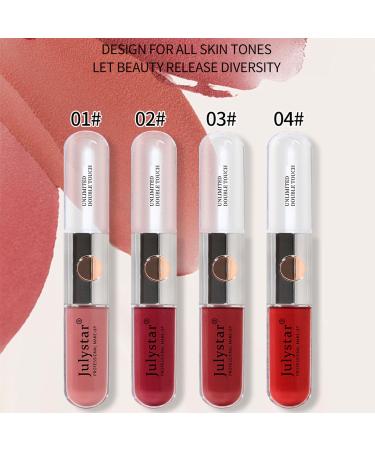 Matte Hydrating Lip Glow Oil - Plumping Transparent Lip Gloss for Long-Lasting Wear | Waterproof Liquid Lipstick #02 - Perfect for Girls & Women - Buy Online on GoSupps.com