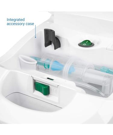 Medisana 550 Inhaler - Compressor Nebulizer for Adults & Children Includes Mouthpiece & Mask Perfect for Colds & Asthma White - Buy Online on GoSupps.com