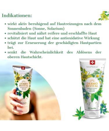 Swissmedicus DermoRevital Herbal Balm - 200ml for Skin Regeneration & Sun Damage Relief with Beta-Glucan - International Shipping - Buy Online on GoSupps.com