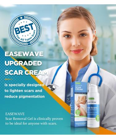2X Potency Scar Cream - Rapid Deep Repair for C-Section Acne Keloid Burn & Stretch Marks | Silicone Gel Scar Treatment | 1.76oz - Fast International Shipping - Buy Online on GoSupps.com