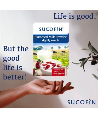 Sucrofin Lean Milk Powder 27 x 250g - Easily Soluble Cooking & Baking Essential for Home Caf & Restaurant - Buy Online on GoSupps.com
