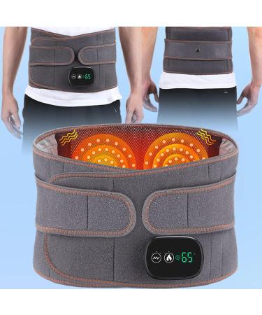 Tebi USB Heated Hip Belt - Infrared Heat Waist Massage Device for Back & Abdominal Pain Relief - Hot Compress & Lumbar Support - Buy Online on GoSupps.com