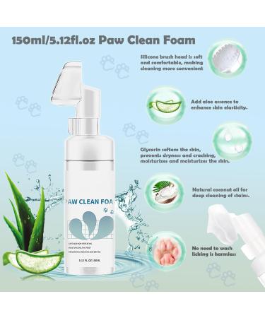 Dog Paw Cleaner Set - 150ml Foam Microfiber Towel Balm & LED Nail Trimmer | International Shipping - Buy Online on GoSupps.com