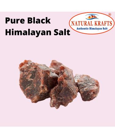 Himalayan Black Salt - Kala Namak Coarse - 500g Kala Namak - Contains 84+ Minerals - Perfect for Cooking - Buy Online on GoSupps.com
