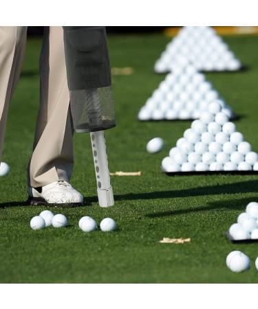 Kamitty Shag Bag for Golf Balls - Retriever with Aluminum Tube, Pocket & Tee Holder - Holds up to 80 Balls - Buy Online on GoSupps.com