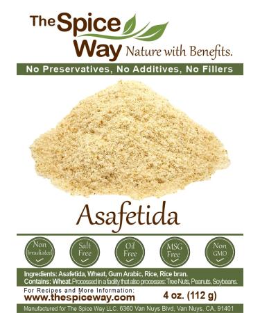 Asafetida Powder - 4 oz Indian Spice for Masala Seasonings | The Spice Way - Buy Online on GoSupps.com