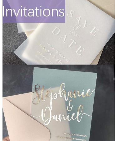Translucent Vellum Paper  Dowsabel 68LBS 8.5 x 11 inches Printable Vellums for Card Overlays  Invitations Belly Bands  Envelope  Lantern 50 Sheets - Buy Online on GoSupps.com