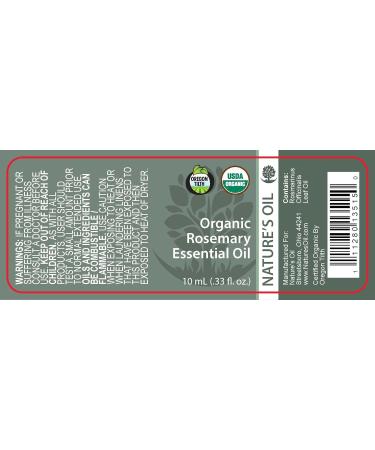Best Rosemary Essential Oil | Pure Certified Organic | Therapeutic Grade 10ml - Shop Now - Buy Online on GoSupps.com