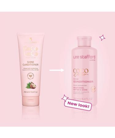 Lee Stafford Coco Loco & Agave Shine Conditioner 250ml - Nourishing Coconut Treatment for Shiny Hair | International Shipping - Buy Online on GoSupps.com