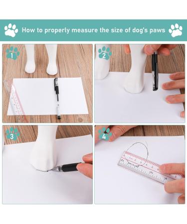 cobee Dog Socks 4 Pcs Non-Slip Pet Paw Protector with Adjustable Straps for Indoor Outdoor Wear Winter Puppy Socks with Grips Traction Control for Small/Medium Dog Cold Weather Socks(M Size Black) - Buy Online on GoSupps.com