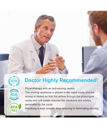 Electric Anti Snoring Device - Safe, Comfortable, Obvious Effect - Mint Green - For Men, Women of All Nose Shapes and All Ages - 1PCS - Buy Online on GoSupps.com