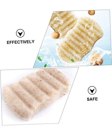 minkissy 1pc Bath Cotton Charcoal Sponge Body Sponge Cleansing Sponge Cleansing Puff Wash Round Face Skin Care Tools Skin Care Sponge Gum Face Wash Take a Bath - Buy Online on GoSupps.com