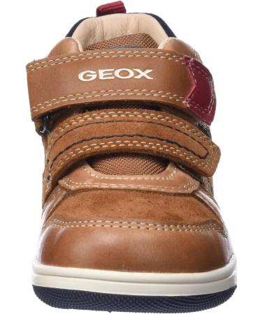 Geox Baby Girls B New Flick F Trainers 4.5 UK Child - Lt Brown Navy - Buy Online on GoSupps.com