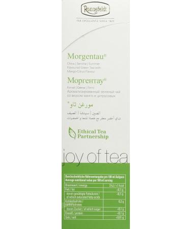 Ronnefeldt Morgentau Green Tea with Mango & Citrus - Pack of 2 | Premium International Shipping - Buy Online on GoSupps.com
