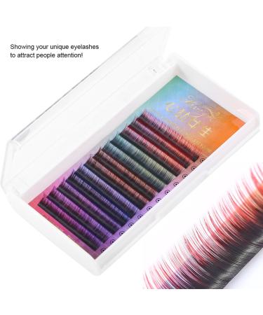 Color Gradient False Eyelashes | Colorful Handmade 10mm Long Natural Look Reusable Eyelashes - Shop Internationally - Buy Online on GoSupps.com