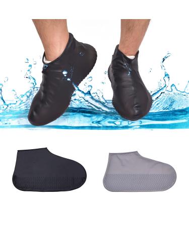 OCDLIVERER Waterproof Shoes Cover Black*Grey