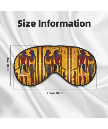Ancient Egypt Tribe Series Print Double-Sided Eye Mask Soft and Light Blocking for Enhancing Sleep Quality - Buy Online on GoSupps.com
