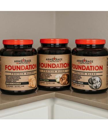 Arms Race Nutrition Foundation Protein Blend - Maple Pancake Flavor - 32 oz (2 lbs) - Buy Online on GoSupps.com