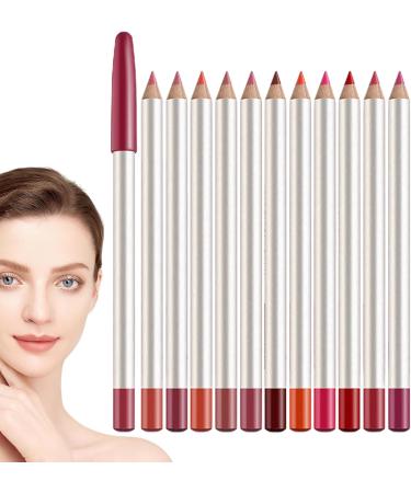  yupeuooe Lip Liner Pencil | 12 Colors Smudge-Proof Silky Matte Makeup Beauty - Lip Pencil | for Women Friends Family Sister Girlfriend Dates and Parties - Buy Online on GoSupps.com