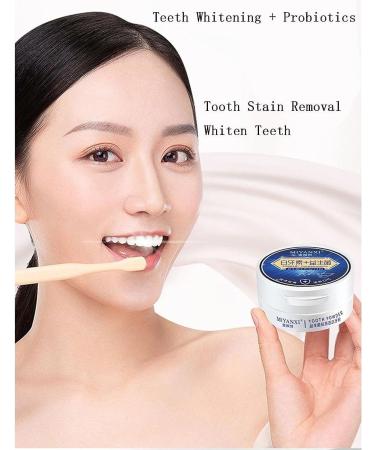 Miyanxi Tooth Powder Stain Rem - MIYANXI Teeth Whitening Powder Effective Remover Stains From Coffee Smoking (1 Pcs) - Buy Online on GoSupps.com