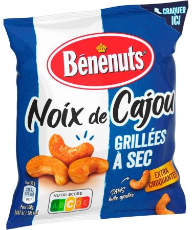  Benenuts Benennuts Dry Roasted Cashews 165 g - Buy Online on GoSupps.com