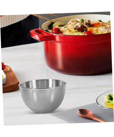 ABOOFAN 30 Pcs Stainless Steel Saucer Sauce Containers Tomato Sauce Small Bowls Tomato Paste Ketchup I Am Willow Dipping Cups Seasoning Dish Small Container Salad Dressing Travel - Buy Online on GoSupps.com