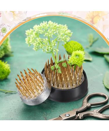 12-Piece Gold Flower Frogs for Arrangements - Floral Pin Holders for Vase Ikebana Decoration - Japanese Flower Holder Set (0.91-1.34 Inch) - Buy Online on GoSupps.com
