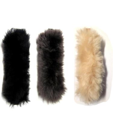 Buy PS Horse Articles Brown Sheepskin Padded Noseband & Chin Strap Set | Premium Equestrian Gear for International Shipping - Buy Online on GoSupps.com