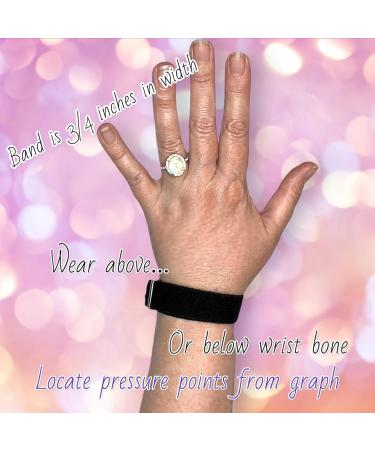 Acupressure Bracelets for Motion Sickness - Stylish Anti-Nausea Wristbands Adjustable Closure Natural Travel Relief (Rainbow XL - Buy Online on GoSupps.com