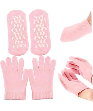 Moisturising Socks Moisturising Gloves and Socks for Dry Hands Foot Gel Spa Softens Cracked Silicone Foot Moisturiser Socks and Gloves for Hands Feet Overnight Hydrating Care - Buy Online on GoSupps.com