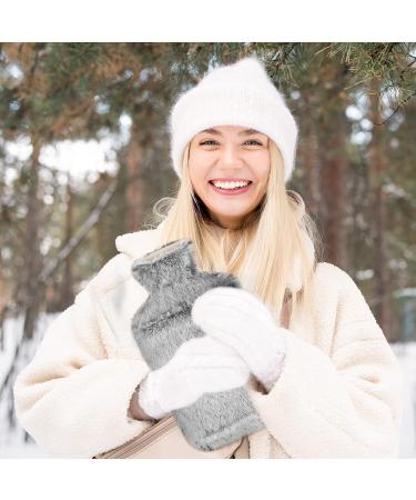 Opamoo 2L Heat Bottle with Cover & Kangaroo Pocket | Natural Rubber Pain Relief for Adults & Children - Gray - Buy Online on GoSupps.com