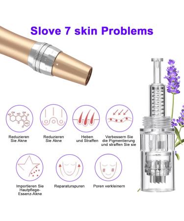 10 PCs Microneedling Needles - 36 Pins Replacement Cartridges for Derma Pen | Micro Nano Needle Spare Parts - Buy Online on GoSupps.com