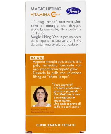  Venus Venus Magic Lifting Flash Glow Effect with vitamin C creatine and caffeine instant radiance and smoothed skin corrects imperfections for perfect selfies 30 ml - Buy Online on GoSupps.com