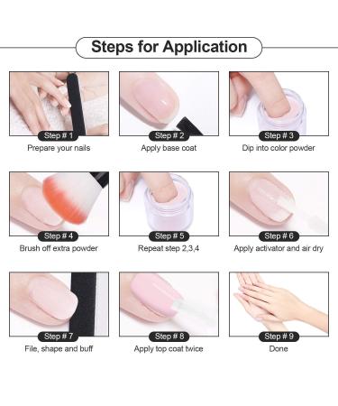 Unibouti Clear Dip Powder Nail Color 1oz/28g - Pro Nail Dipping Powder for French Nail Art - Starter Manicure Salon DIY at Home - Buy Online on GoSupps.com