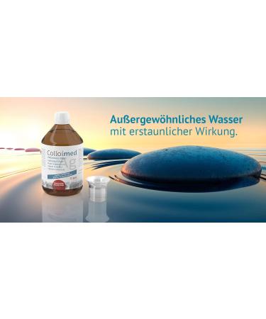 Buy Colloimed Colloidal Silver 25ppm - 500ml High Purity 99.99% in Brown Glass Bottle | International Shipping - Buy Online on GoSupps.com