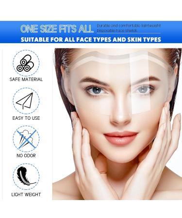 Honeydak 300 Pcs Disposable Makeup Shower Face Visors for Microblading - Clear Plastic Visors for Salon Use - Eyelash Extensions and Eyelid Aftercare Supplies - Buy Online on GoSupps.com