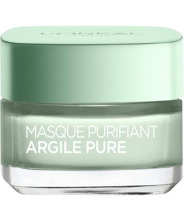L Or al Paris - Purifying Face Clay Mask - Mattifying & Anti-Fatigue Treatment - With 3 Pure Clays & Eucalyptus Extracts - Fast & Visible Results - All Skin Types - 50 ml - Buy Online on GoSupps.com