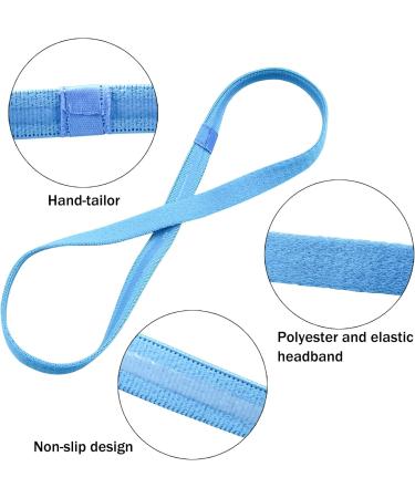 Duufin 20-Piece Anti-Slip Hair Bands | Elastic Sports Headbands for Men & Women | Yoga & Fitness Fashion Accessories - Buy Online on GoSupps.com