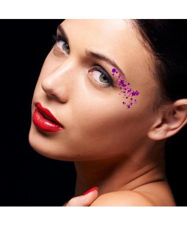 Outanaya 4pcs Set Colorful Eye Shadow Glitter Flakes White Glitter Eyeshadow Festival Glitter Gel Liquid - Buy Online on GoSupps.com