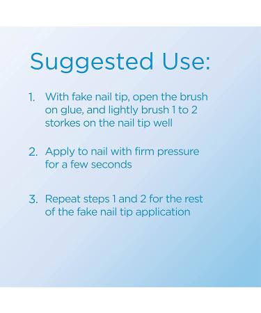 Young Nails Brush-on-Glue 0.5 Fl Oz - Professional Quick-Drying Nail Adhesive for Tips - Buy Online on GoSupps.com