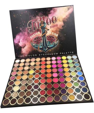 Milageto Highly Pigmented 108 Colors Eyeshadow palette Shimmer Matte for Wedding Women Girls - Buy Online on GoSupps.com