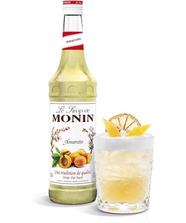 MONIN Amaretto Syrup for Cocktail and Cocktail without Alcohol - Natural Flavors - 70cl - Buy Online on GoSupps.com