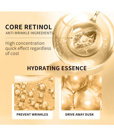 30 ml retinol antiwrinkle eye serum and 15 ml retinol eye cream moisturizes the skin around the eyes with moisture eye cream - Buy Online on GoSupps.com