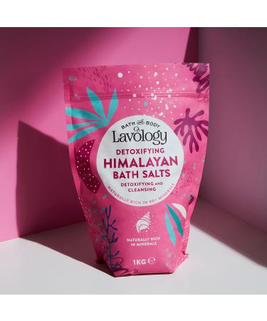 Lavology 1kg Himalayan Bath Salts - All Natural Detoxifying Blend - Purify and Cleanse Skin - Pack of 1 - Buy Online on GoSupps.com
